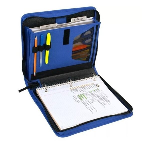 Five Star Ring Fixture Sewn Binder Cobalt Blue - Picture 4 of 12